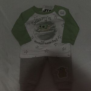 Star Wars Gray Baby Apparel Tag